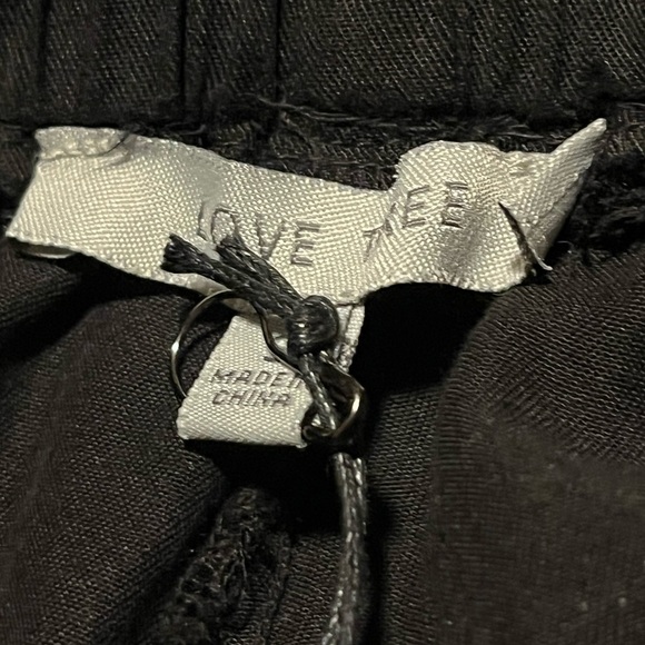 NWT Love Tree Tensel Black Pants Sz Small - Picture 6 of 7